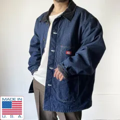 80s USA製 Dickies ディッキーズ ブランケットライナー デニム カバーオール XXXL 3XL 濃いめ ビッグサイズ ビンテージ D151-18-0025ZVW
