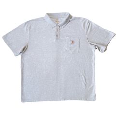 新品未使用、タグ付き、melple パイルスキッパーポロ（M） GRAY - メルカリ