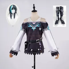 新品 hololive EN ホロライブ VTuber DEV_IS 輪堂千速 りんどうちはや コスプレ衣装ウィッグ 靴 イベント パーティー コスチューム 変装 仮