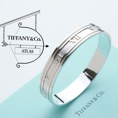美品 TIFFANY&Co. ティファニー アトラス ワイド 925 バングル