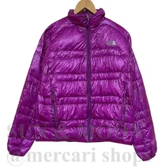 ザノースフェイス ダウンジャケット ライトヒートジャケット 【L】 パープル 紫 軽量 コンパクト WT10