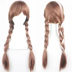 即購入⭕️ アナ雪 雪山アナ ウィッグ ハロウィン アナと雪の女王 アナ Anna コスプレ ウィッグ かつら WIG 高温