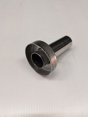 バッフル 70Φ用 外径 67Φ 中穴 32Φ ロングタイプ インナーサイレンサー 消音器 汎用 バイク 車 マフラー用 ボルト・ナット類付き シルバーカラー リペアパーツ カスタム 音量調整 消音器 出口用 エンドキャップ バイク パーツ カスタム