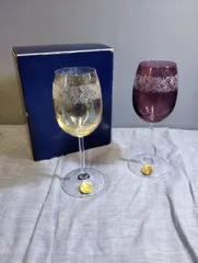 BOHEMIA／ボヘミア　ワイングラス　ペアセット　★C1168