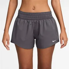 ナイキ ショートパンツ レディース NIKE WMNS Dri-FIT ワン ミッドライズ インナー付き ウーブンパンツ｜速乾 トレーニング ランニング   ウォーキング スポーツウェア ウエア  短パン ボトムス グレー 灰色/DX6011-036