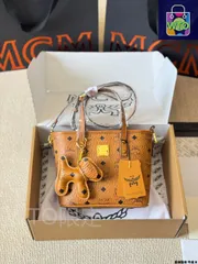 【今日WTO】Mcm Original Cowhide Mini Market Tote-WTO輸入2-QLU13