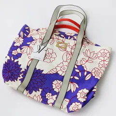 DIANE von FURSTENBERG ダイアン フォン ファステンバーグ フラワープリントキャンバストートバッグ/パープル花柄【2400013669030】のサムネイル