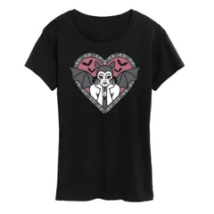 【送料無料】 アンブランデッド レディース Tシャツ トップス Women's Bat Pinup Graphic Tee Black