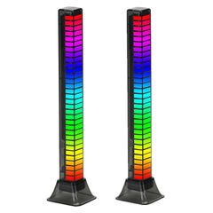 【数量限定】DIY調光 type-c 間接照明 ゲーム 居間用 パソコン/車用 音声同期 FOROMONE 音楽連動 USB給電 ゲーミングランプ RGB ライトアップ pc (2個セットUSBタイプ) ゲームライト RGB雰囲気ライト 卓上 RGB連動】LE