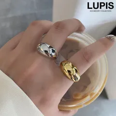 指輪 リング レディース メタル ぷっくり ボリューム ワイド シンプル カジュアル きれいめ スタイリッシュ モード 大人っぽ ルピス LUPIS v2237