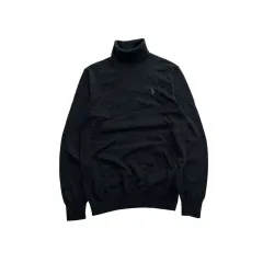 ポロ ラルフ ローレン メリノ ウール タートルネック ニット セーター チャコール