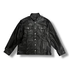 LA ROCKA! レザー スウェットジャケット S LA ROCKA! レザー スウェットジャケット S（ラロッカ ジョンソン