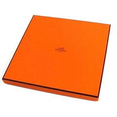 エルメス 空箱 ボックス オレンジ 24×24×2センチ 中古 Aランク