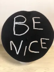 ベレー帽　刺繍