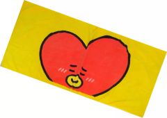 [중고] 수건·수건 TATA(부이) 목욕 수건 [BT21 카페(2018)]