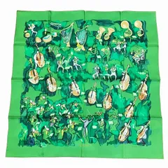 【超希少◎極美品】　エルメス　プチカレ\"concerto/コンチェルト\" HERMES エルメス スカーフ プチ カレ CONCERTO 100％SILK - メルカリ