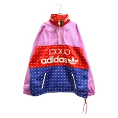 GUCCI (グッチ) 22SS×adidas アディダス アセテート GG アノラック ジャケット ピンク/ブルー 691429のサムネイル