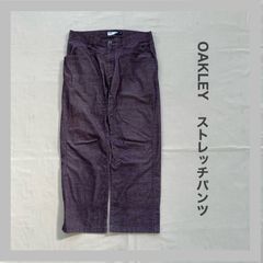 OAKLEY 　オークリー　ゴルフウェア　GOLF　ゴルフ　ゴルフパンツ　パンツ　ストレッチパンツ　 パープル系　36　メンズ