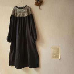 ʚïɞ.専用ですεïз　ミナペルホネン　mina perhone　anemone 千鳥　ヨーク切替ワンピース
