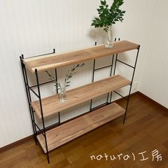 アイアンシェルフ 折り畳みラック イベント什器 飾り棚 観葉植物棚