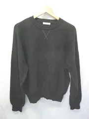 ◇ ⊇ FREAK'S STORE フリークスストア コットン 長袖 ニット セーター サイズF ブラック系 レディース E  【1507160010256】
