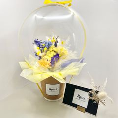イエローパープル　フラワーバルーンカップ
