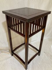L335」長期保管品 唐木 竹節 高卓 花台 盆栽台 飾り台 茶道具 - メルカリ