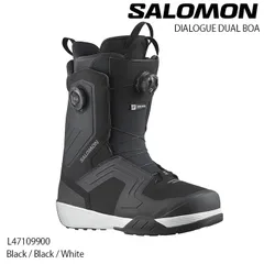 サロモン スノーボード ブーツ メンズ 24-25 SALOMON DIALOGUE DUAL BOA ダイアローグ Black 2025 日本正規品 継続のサムネイル