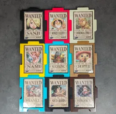 ワンピース　ジグソーパズル　手配書　麦わらの一味　9人セット　フレーム付き