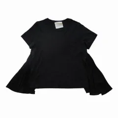 MEIMEIJ メイメイジェイ バックプリント カットソー Tシャツ 半袖 ブラック サイズL M0ES04 レディース 【中古】