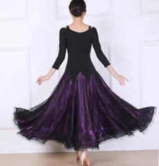 新品 未使用  新作 華やか刺繍ワンピース◆練習からダンスパーティー、発表会まで使える！ 社交ダンスドレス ラテンダンス衣装 レッスンウェア ステージ衣装