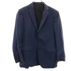 BLACK LABEL CRESTBRIDGE ブラックレーベルクレストブリッジ 日本製 ウール100％ テーラードジャケット 36R ネイビー 三陽商会 メンズ 古着