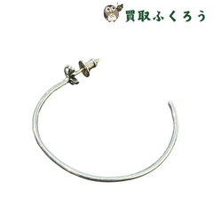 クロムハーツ Chrome Hearts　CHプラス フープ ピアス シルバー925 アクセサリー