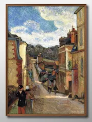 08333ポール ゴーギャン Rue Jouvenet in Rouen A3 サイズ ポスター アート おしゃれ 絵画 インテリア 北欧 イラスト マット紙 艶消し アートパネル 額 フレーム デザイン 壁掛け ギフト 新築祝い ディスプレイ 
