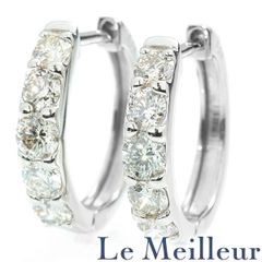 ダイヤモンド 0.50ct ダイヤモンド 0.50ct プラチナ Pt900 ピアス 中古 プレラブド 返品OK