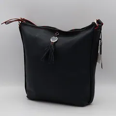 美品 トミーヒルフィガー ゴールド金具 ネイビー×レッド ショルダーバッグ 2000000 NSK MTM