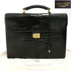 MORABIT モラビト レザー ハンド バッグ ビジネス ブリーフ ケース MORABIT モラビト レザー ハンド バッグ ビジネス ブリーフ