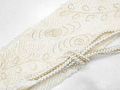 【京松】リサイクル着物 和装小物 帯締め帯揚げセット 礼装用 丸組 金糸 中抜き絞り 帯締 帯揚 kyo7w07-782
