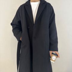 【数量限定】メンズ　韓国　ウールオーバーコート　カジュアル　アウター　コート　新作　韓国ファッション　XLサイズ