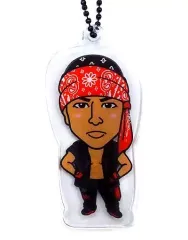 【中古】キーホルダー・マスコット(男性) AKIRA クリアチャーム EXILE 24karats GOLD SOUL(黒)ver. EXILE TRIBE STATION オンラインカプセル