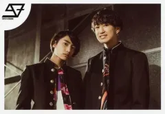 【中古】生写真(男性) SUPER★DRAGON/柴崎楽・池田彪馬/横型・上半身・衣装黒・紫・赤・学ラン・両手下・池田歯見せ/「6th ONEMAN LIVE TOUR『HAZARDSCHOOL 0』」スーパー生写真セット～HAZARDMATE～