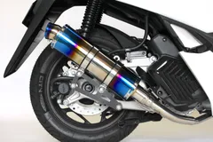 PCX160 ( 2BK-KF47 / 8BK-KF47 ) ショートタイプ ステンレス マフラー ブルーのサムネイル