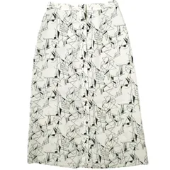 新品未使用  × rokh ツイルスカート サイズ38 ベージュ 高身長 接触冷感ライトチノAラインロングスカート（トールサイズ