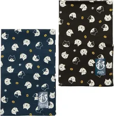 Y's factory ハンカチ メンズ 和柄 日本製 2枚 セット 大判サイズ 53x53cm 速乾 吸水 薄手 ギフト レディース(2枚セットD,  53x53cm)