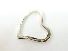 ティファニー オープンハート エルサペレッティ キーリング SV925 シルバー TIFFANY&Co.