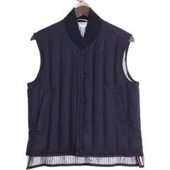 新品同様品 トムブラウン リブカシミヤ ウール キルト ダウンベスト ブラック トム ブラウン」が伊勢丹新宿店でポップアップを開催 限定ダウンと