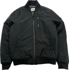 BILLA BONG ☆ BOMBER ボンバージャケット MA-1 中綿 ブルゾン ブラック M サーファー スケボー ミリタリー アメカジ ビラボン■CE279