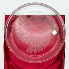 HOYA クリスタルガラス プレート 【452】