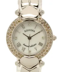 ROSSONA Diamond Collection Ladies Watch Pink Shell Dial