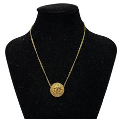 CHANEL(シャネル)ヴィンテージクラシック ココマーク ネックレス ゴールドのサムネイル